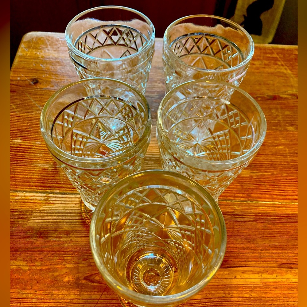 Vintage big top peanut butter Clear Glass Tumblers